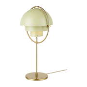 Lampe à poser en laiton doré et métal vert sauge Multi-Lite - Gubi - The Cool Republic