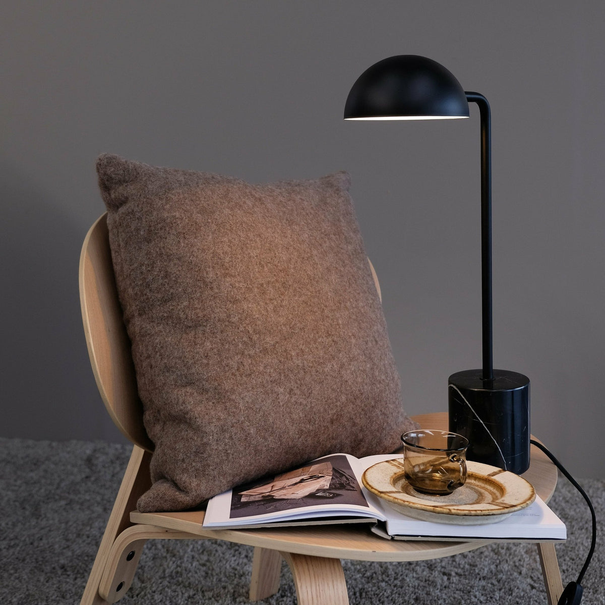 Table lamp in marbre and metal Marble - Dyberg Larsen - The Cool Republic