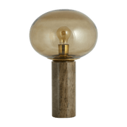 Table lamp in marbre and smoked glass 45 cm Bes - Nordal - The Cool Republic