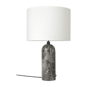 Lampe à poser en marbre gris 49 cm Gravity - Gubi - The Cool Republic