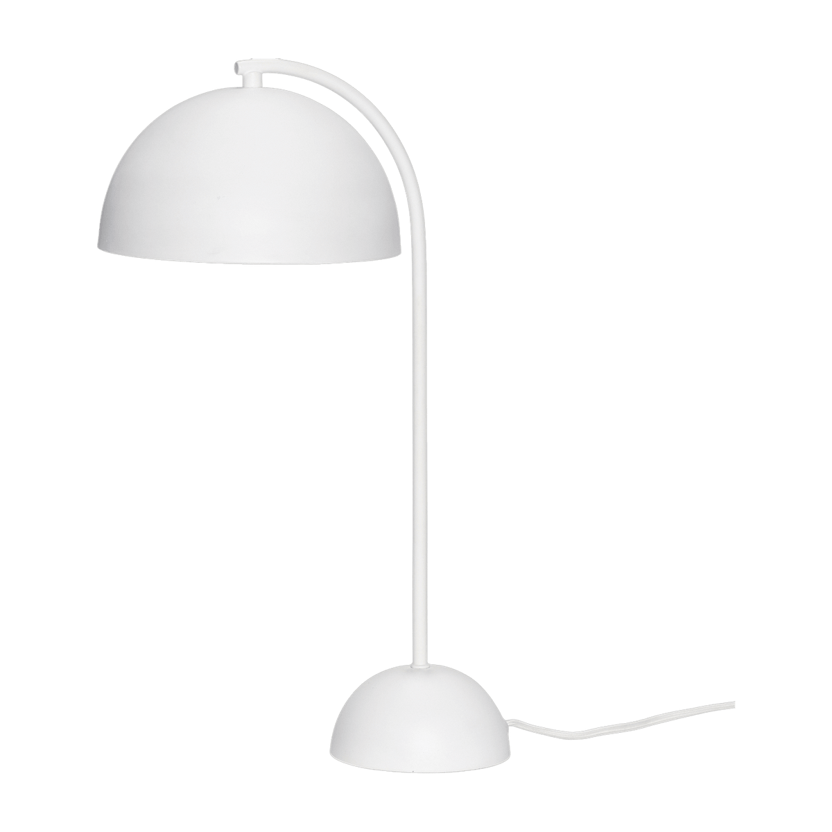 Lampe à poser en métal blanche 48 x 23 cm - Hübsch - The Cool Republic