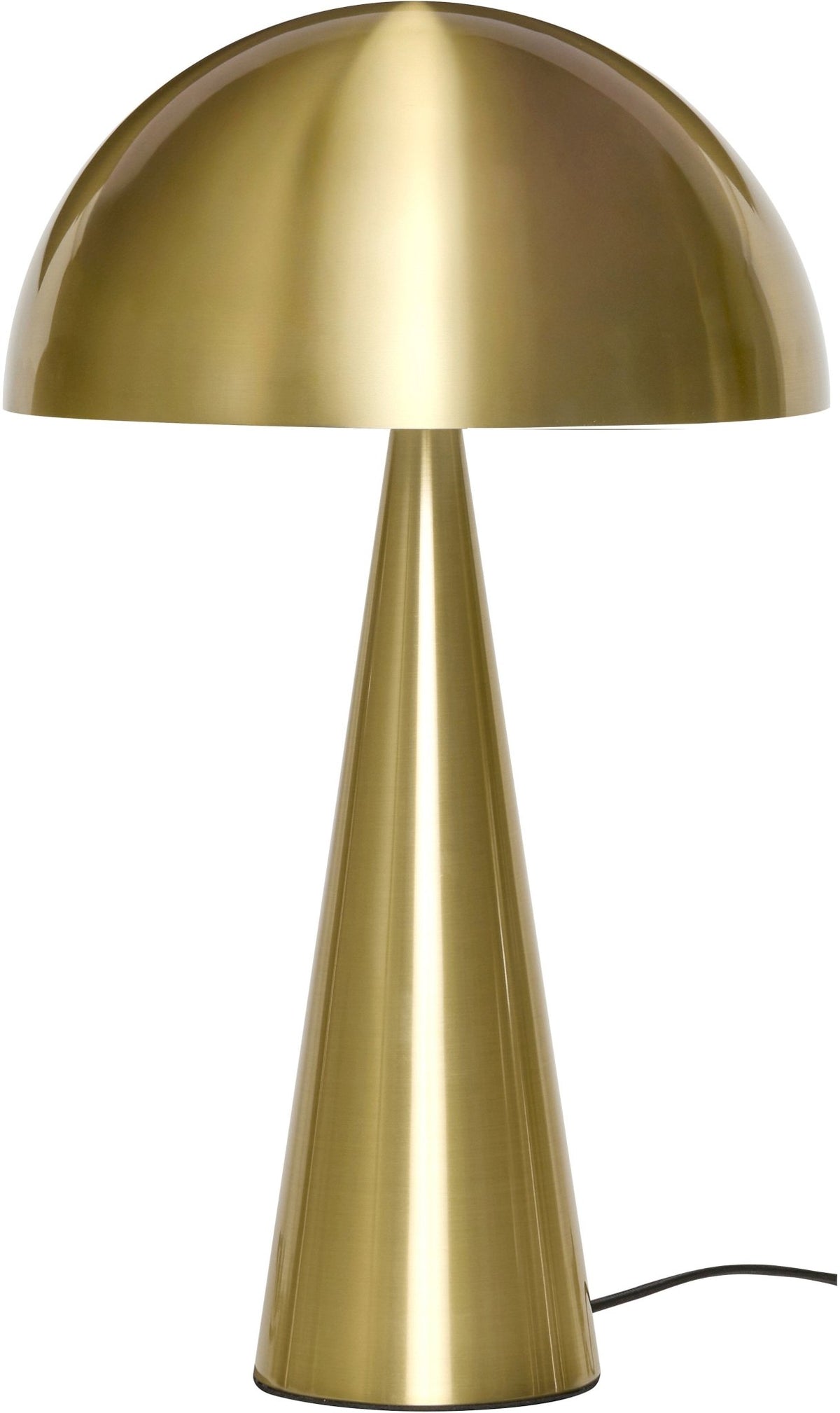 Lampe à poser en métal doré 52 cm Cône - Hübsch - The Cool Republic