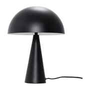 Lampe à poser en métal noir 33 cm Cône - Hübsch - The Cool Republic