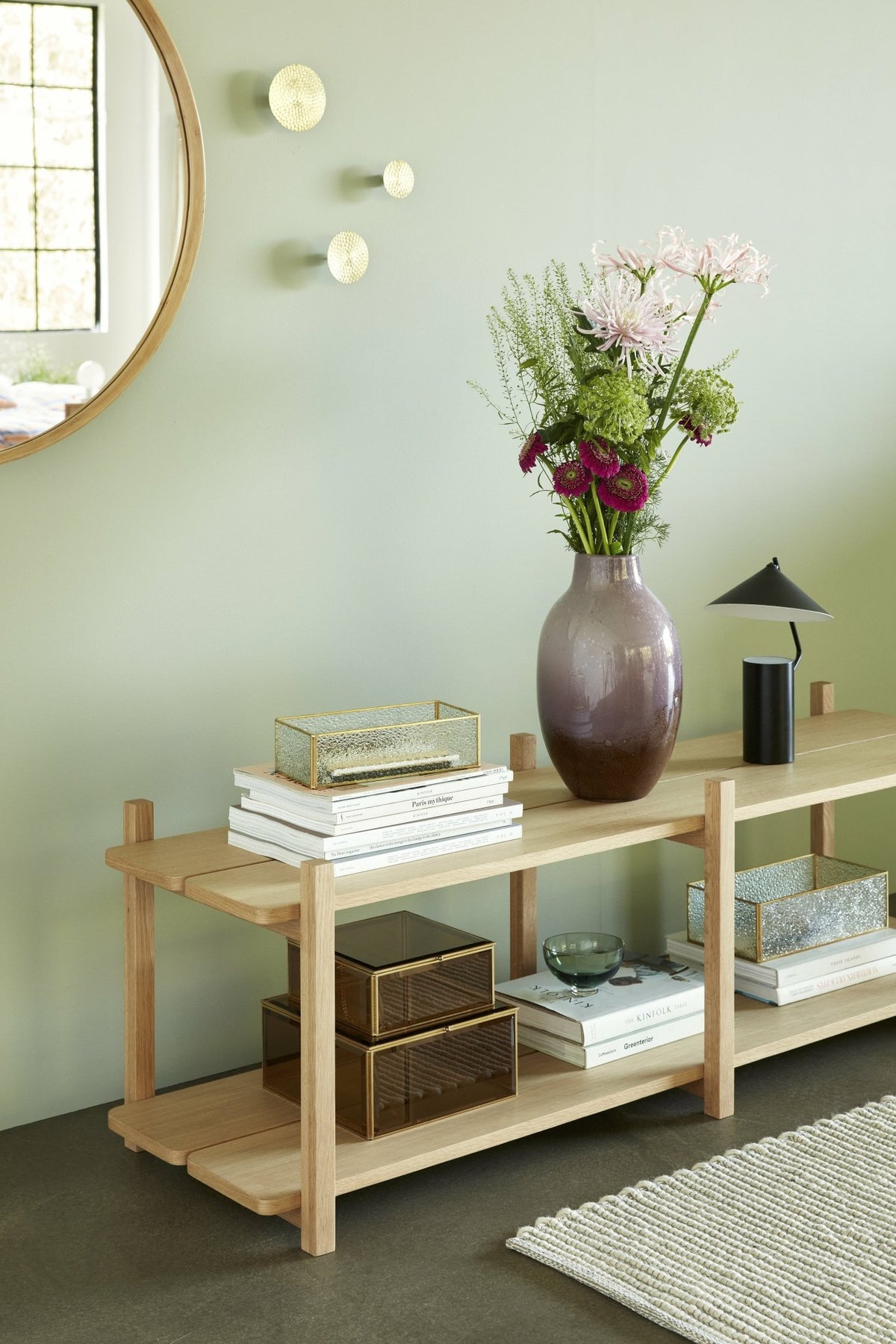 Lampe à poser en métal noir - Hübsch - The Cool Republic