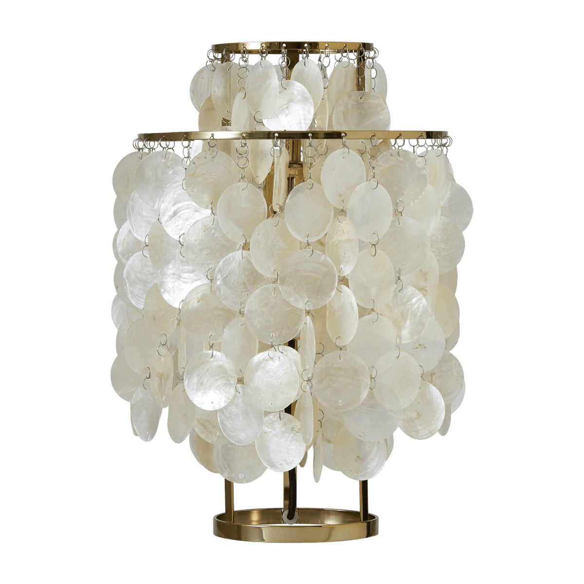 Brass plated metal table lamp Fun 2 TM - Verpan - The Cool Republic