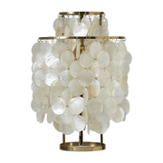 Brass plated metal table lamp Fun 2 TM - Verpan - The Cool Republic