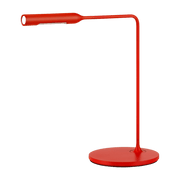 Lampe à poser en métal rouge mat Flo Bedside - Lumina - The Cool Republic
