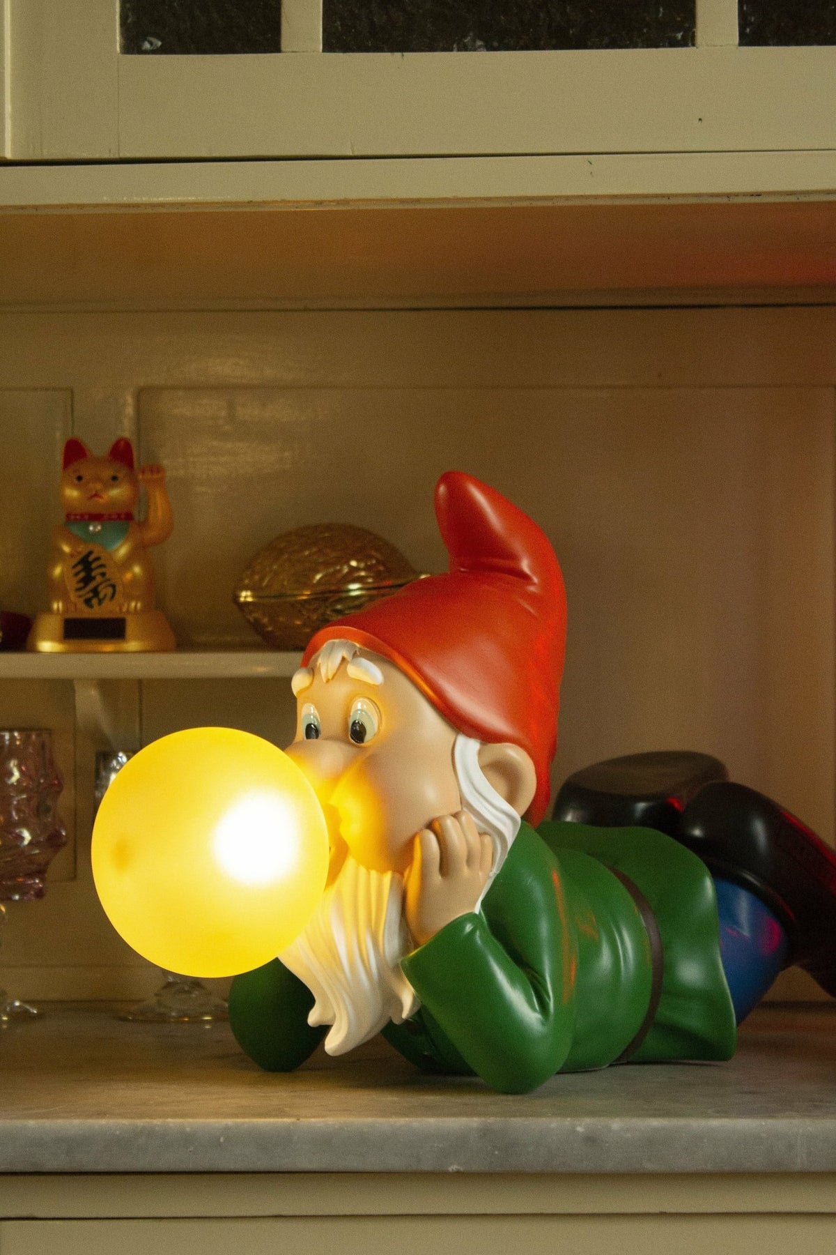 Resin garden gnome lamp 50 cm Dreaming Gummy - Seletti - The Cool Republic