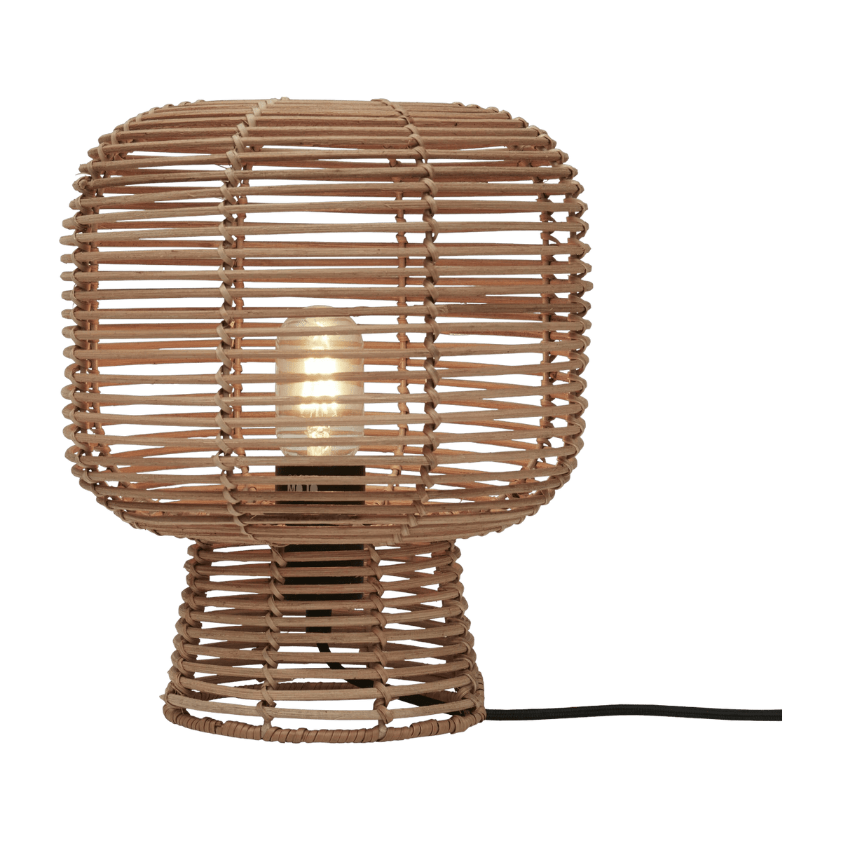 Lampe à poser en rotin naturel avec abat-jour naturel 30x27 cm Tanami - Good & Mojo - The Cool Republic