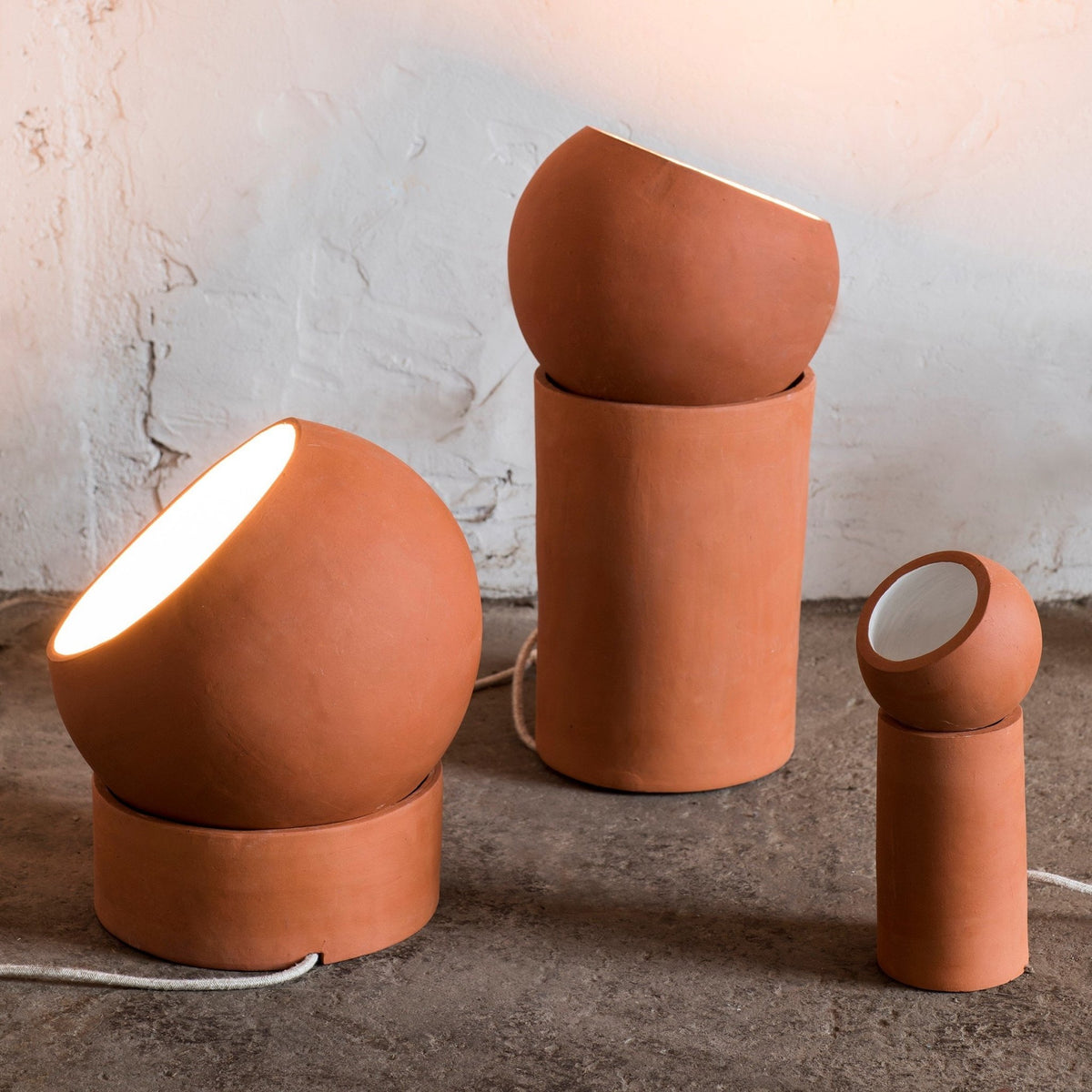 Lampe à poser en terre cuite 29 x 12 cm Terra S - Serax - The Cool Republic