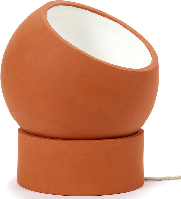 Lampe à poser en terre cuite 36 x 31 cm Terra low - Serax - The Cool Republic