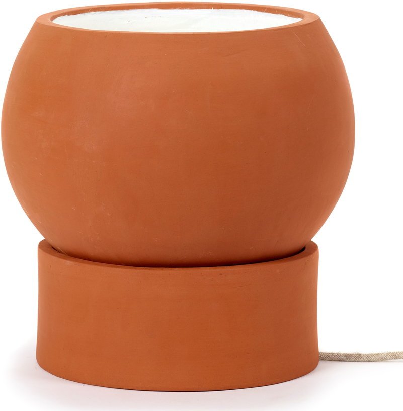 Lampe à poser en terre cuite 36 x 31 cm Terra low - Serax - The Cool Republic