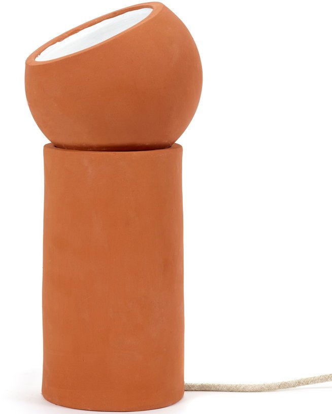 Lampe à poser en terre cuite 39 x 16,5 cm Terra M - Serax - The Cool Republic