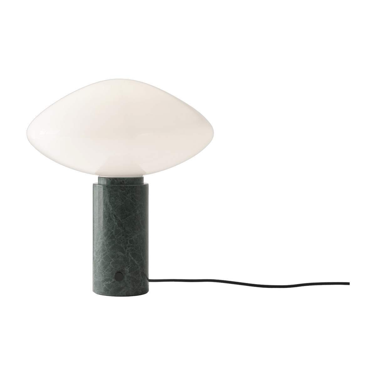 Lampe à poser en verre soufflé et marbre vert 41cm Mist AP17 - &tradition - The Cool Republic