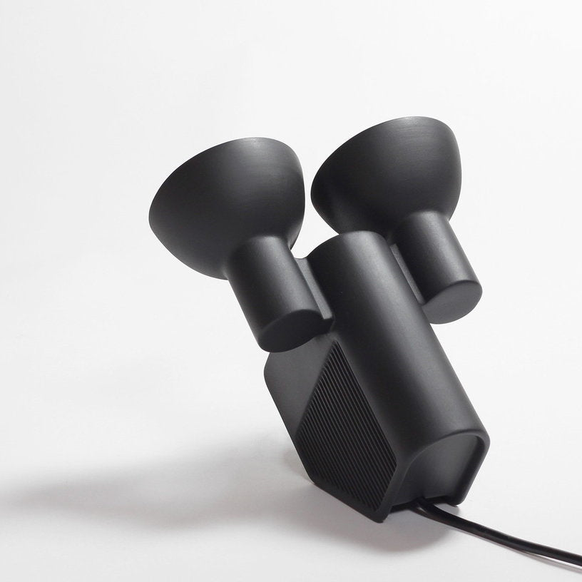Lampe à poser gris anthracite 21 cm Olo - Moustache - The Cool Republic
