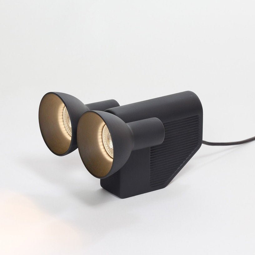 Lampe à poser gris anthracite 21 cm Olo - Moustache - The Cool Republic
