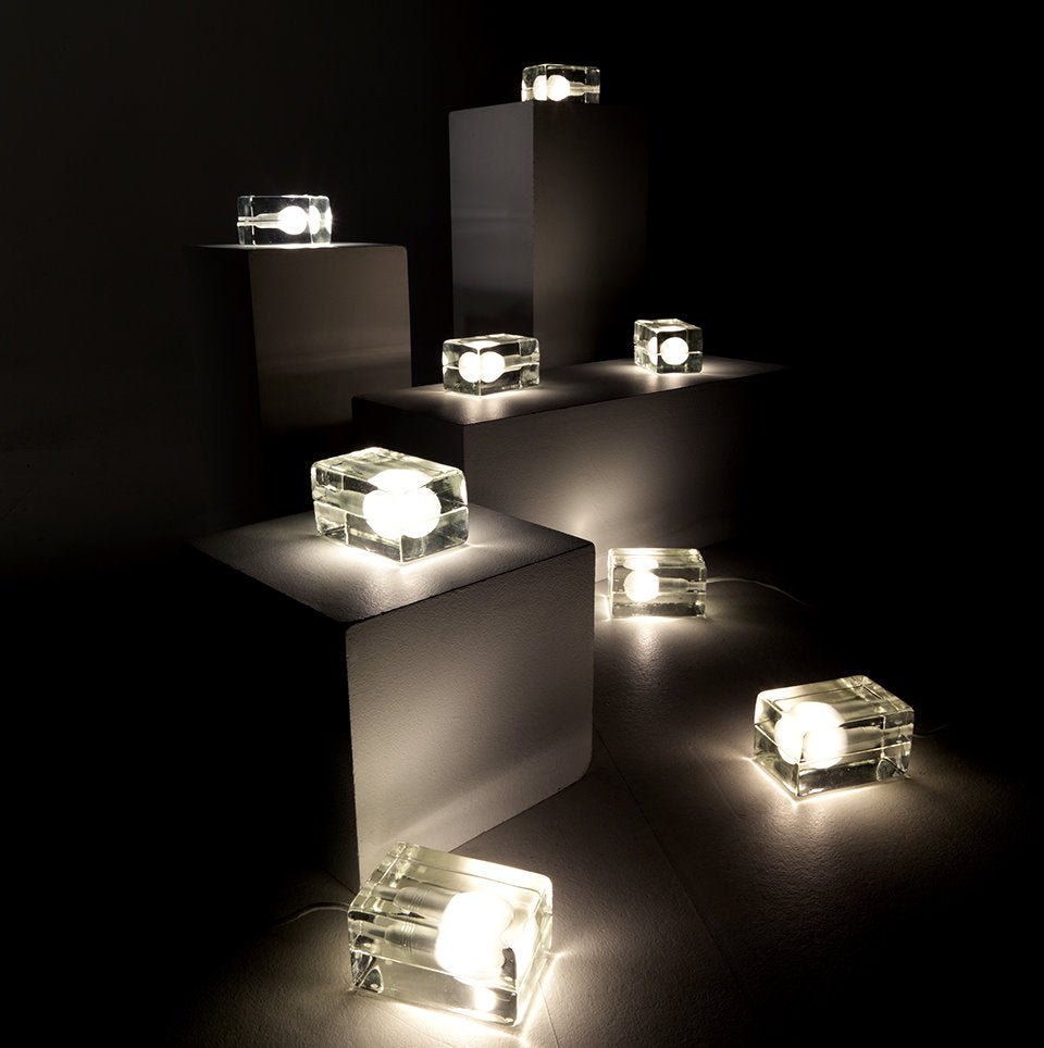 Lampe à poser LED cordon noir 16 x 10 cm Block - Design House Stockholm - The Cool Republic