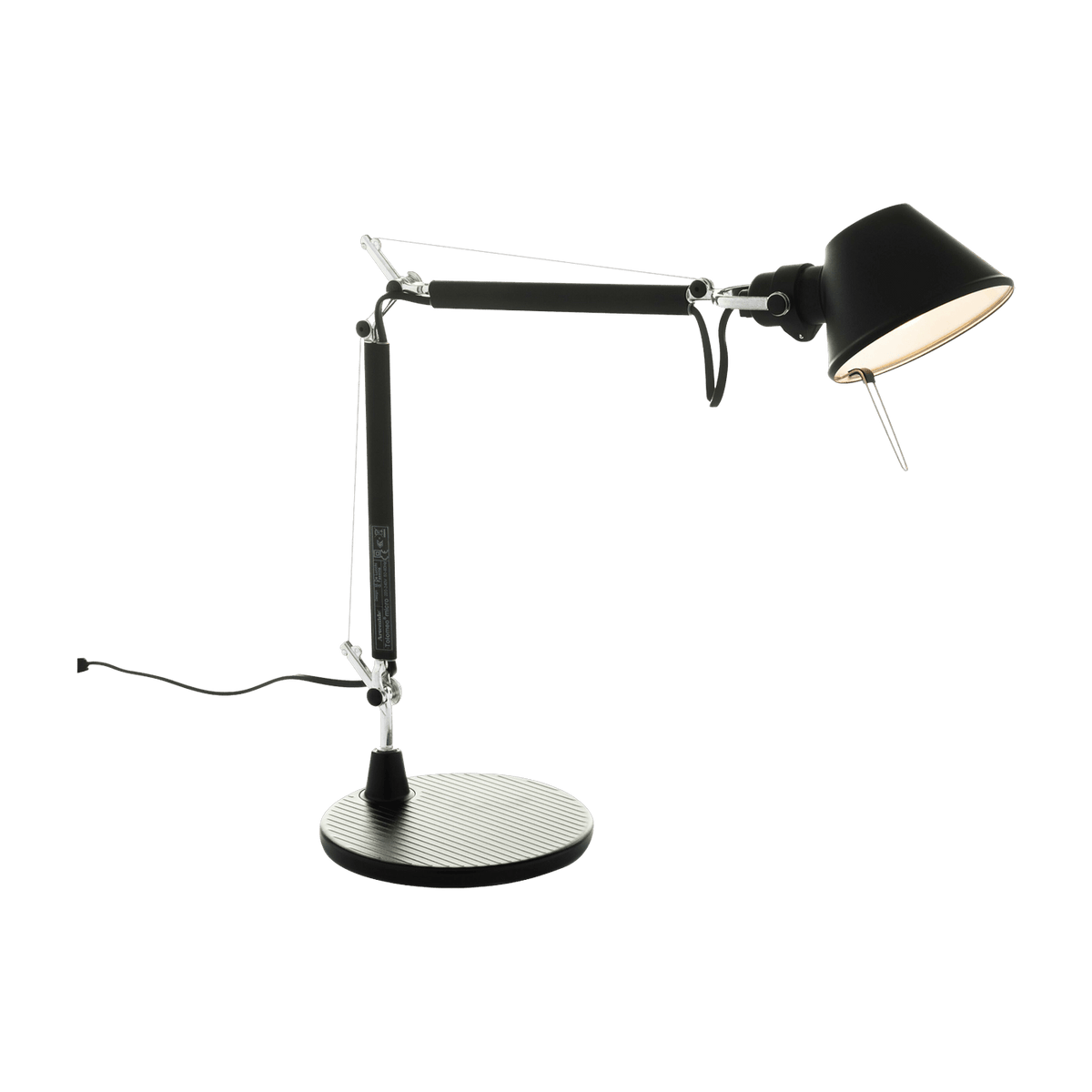 Lampe à poser noir Tolomeo Micro table - Artemide - The Cool Republic