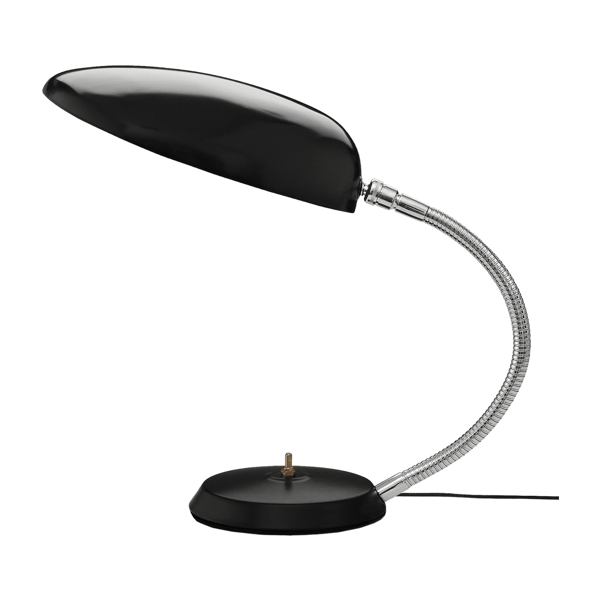 Lampe à poser noire 34 cm Cobra - Gubi - The Cool Republic