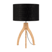 Lampe à poser noire 54 x 32 cm Annapurna - Good & Mojo - The Cool Republic