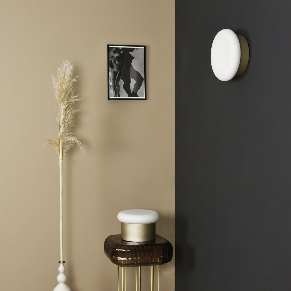 Lampe à poser noire en acier 25 cm Colonna - Eno Studio - The Cool Republic