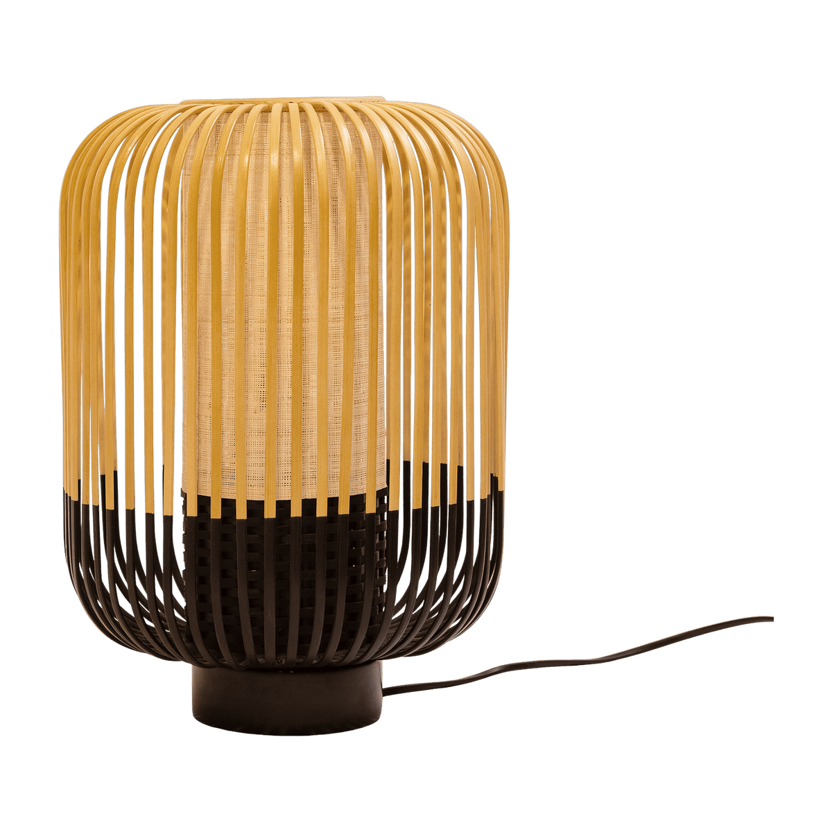 Lampe à poser noire M Bamboo - Forestier - The Cool Republic