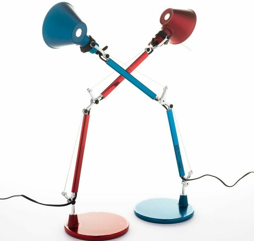 Lampe à poser orange Tolomeo Micro table - Artemide - The Cool Republic