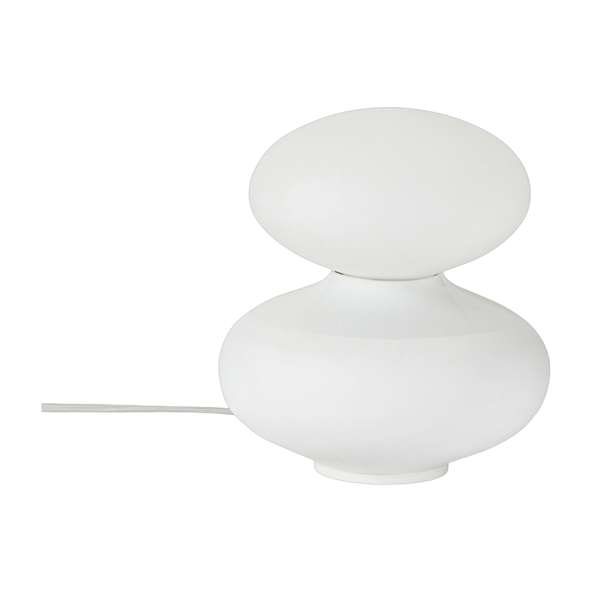 Lampe à poser Oval blanche 19 x 21 cm David Weeks Reflection - Tala - The Cool Republic