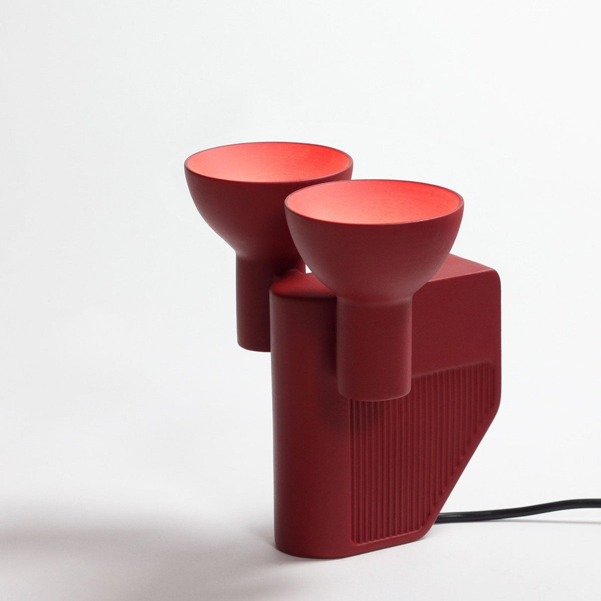 Lampe à poser rouge 21 cm Olo - Moustache - The Cool Republic