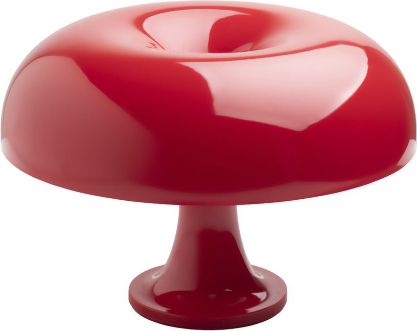 Lampe à poser rouge 22x32cm Edition Spéciale Nessino - Artemide - The Cool Republic