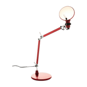 Lampe à poser rouge Tolomeo Micro table - Artemide - The Cool Republic