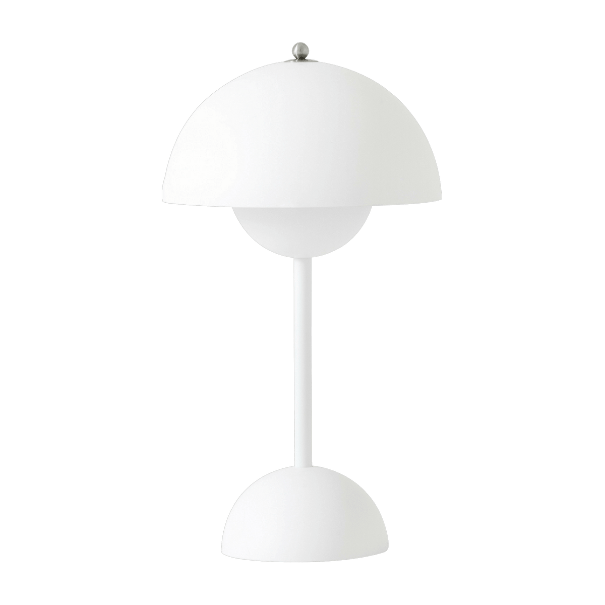 Lampe à poser sans fil blanc mat Flowerpot VP9 - &tradition - The Cool Republic