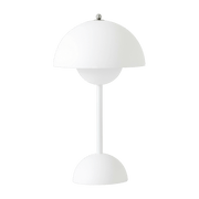Lampe à poser sans fil blanc mat Flowerpot VP9 - &tradition - The Cool Republic