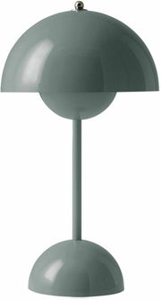Lampe à poser sans fil bleu Stone VP9 Flowerpot - &tradition - The Cool Republic
