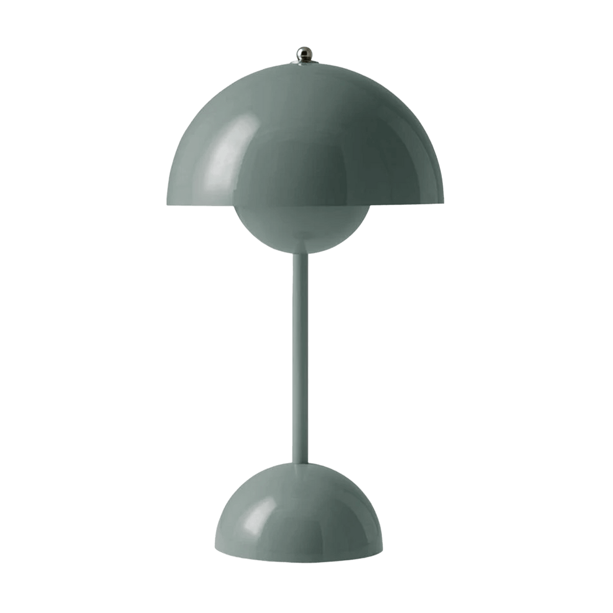 Lampe à poser sans fil bleu Stone VP9 Flowerpot - &tradition - The Cool Republic