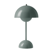 Lampe à poser sans fil bleu Stone VP9 Flowerpot - &tradition - The Cool Republic