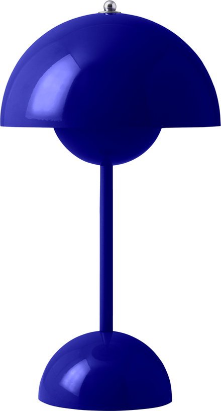 Lampe à poser sans fil cobalt blue Flowerpot VP9 - &tradition - The Cool Republic