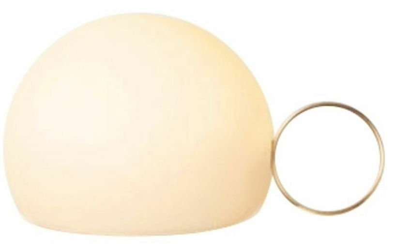 Lampe à poser sans fil dorée avec petit anneau Circ - Estiluz - The Cool Republic