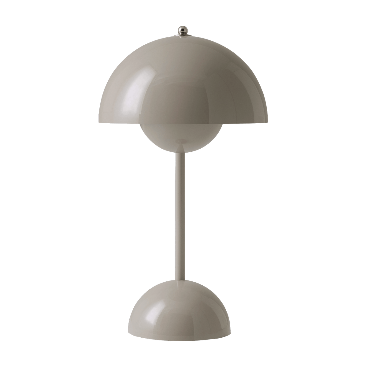 Lampe à poser sans fil grey beige Flowerpot VP9 - &tradition - The Cool Republic