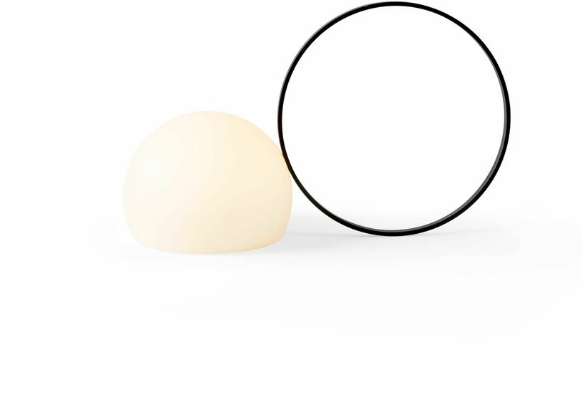 Lampe à poser sans fil noire avec grand anneau Circ - Estiluz - The Cool Republic