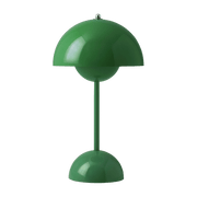 Lampe à poser sans fil vert signal Flowerpot VP9 - &tradition - The Cool Republic