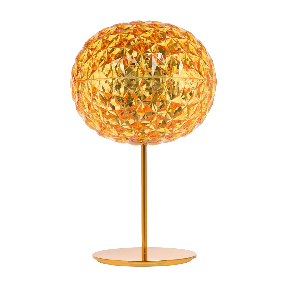 Lampe à poser sur pied jaune Planet - Kartell - The Cool Republic
