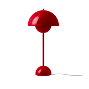 Lampe à poser vermilion red Flowerpot VP3 - &tradition - The Cool Republic