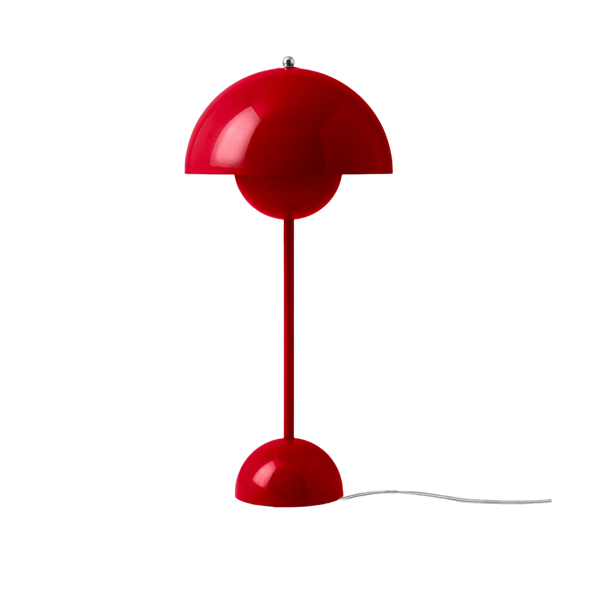 Lampe à poser vermilion red Flowerpot VP3 - &tradition - The Cool Republic