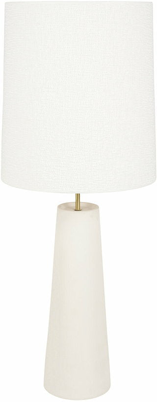 Lampe avec abat - jour en céramique blanche 40 x 101 cm Cosiness - Market set - The Cool Republic