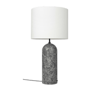 White coffee lamp base grey in marbre XL Gravity - Gubi - The Cool Republic
