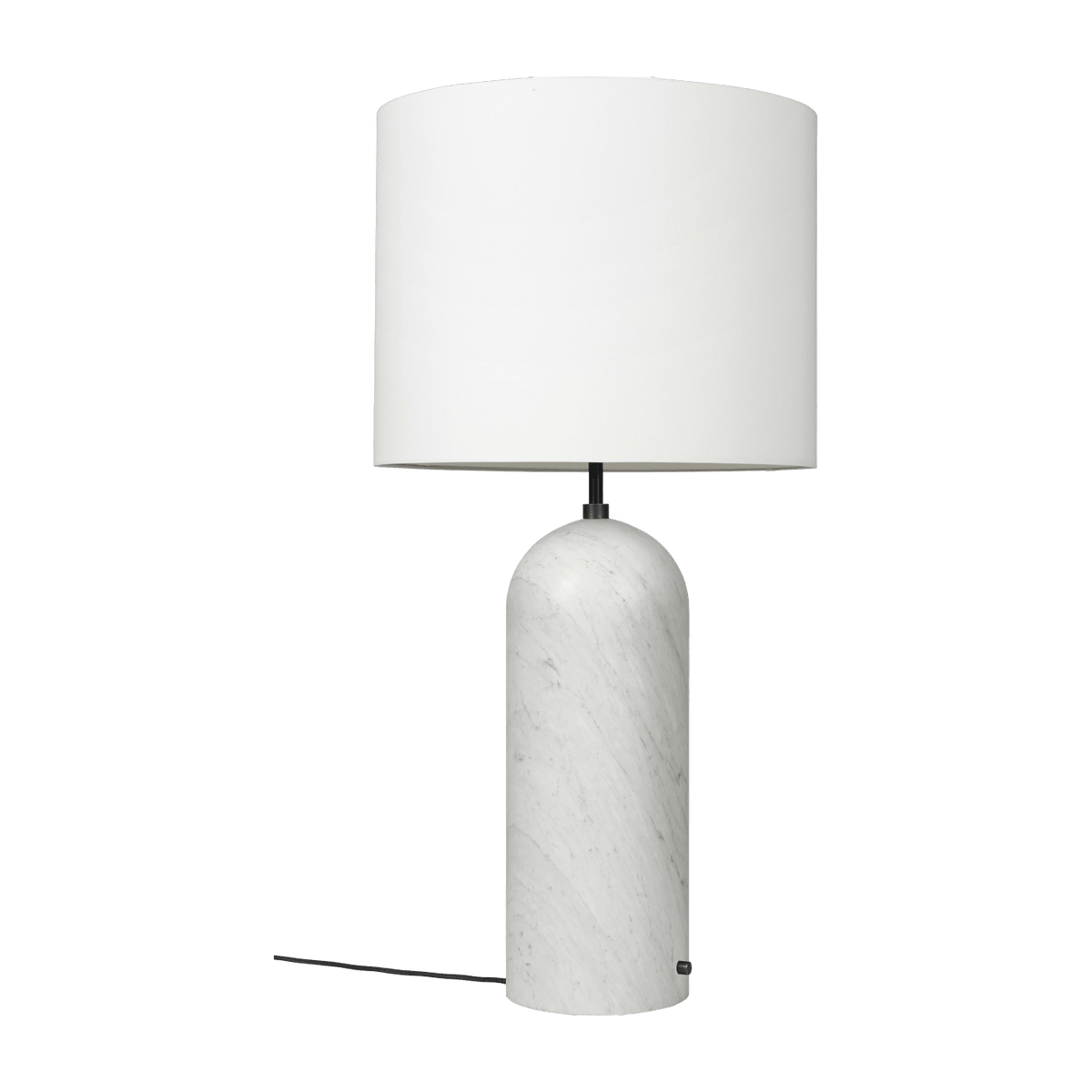 White floor lamp in marbre XL Gravity - Gubi - The Cool Republic