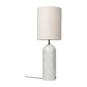 Beige lamp base white in marbre XL Gravity - Gubi - The Cool Republic