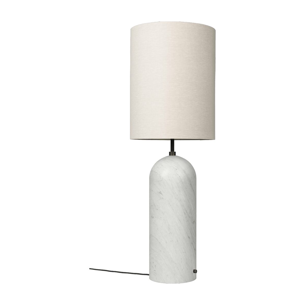 Beige lamp base white in marbre XL Gravity - Gubi - The Cool Republic