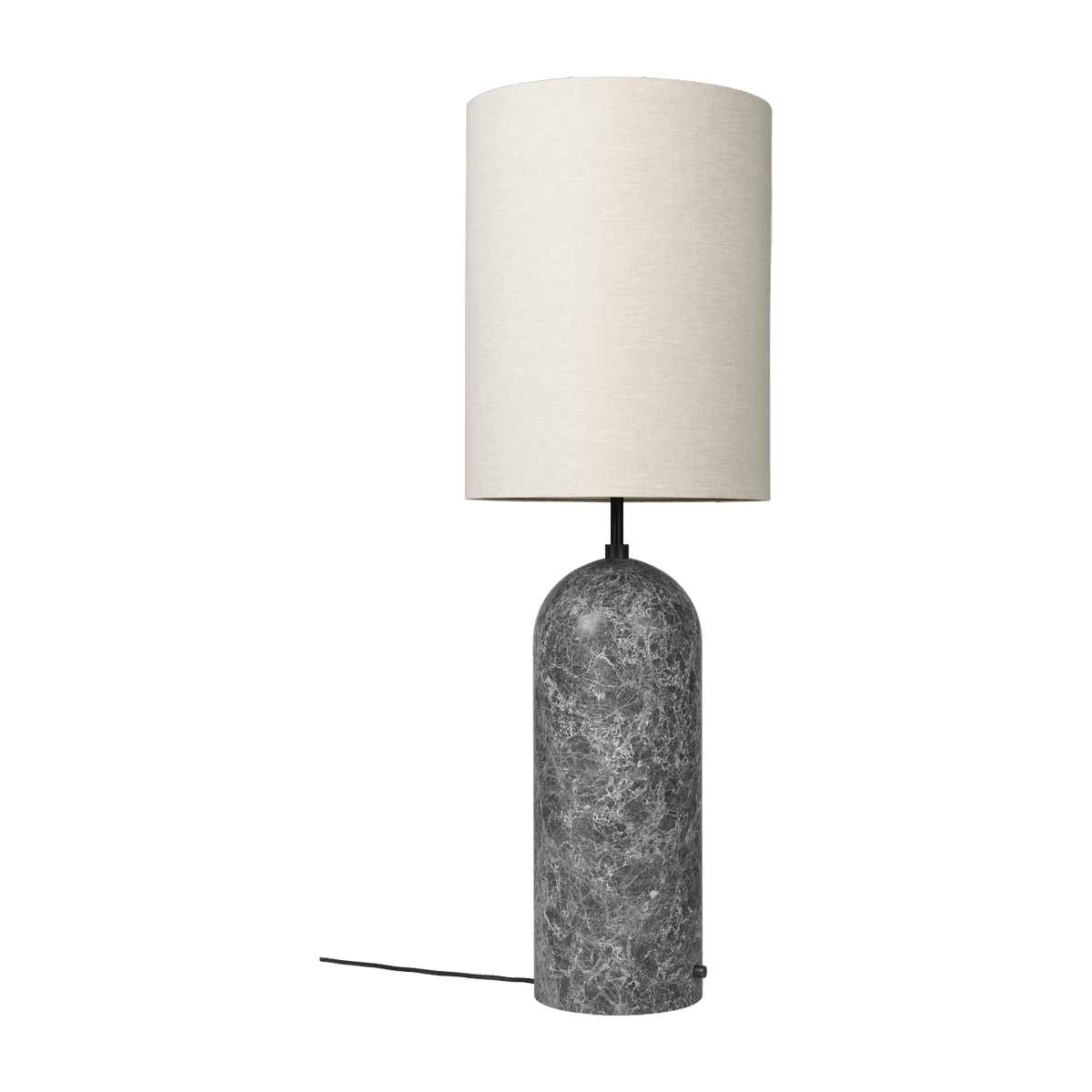 Beige lamp base grey in marbre XL Gravity - Gubi - The Cool Republic